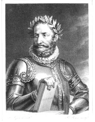 Luiz Vaz de Camoes, engraved by B. Roger